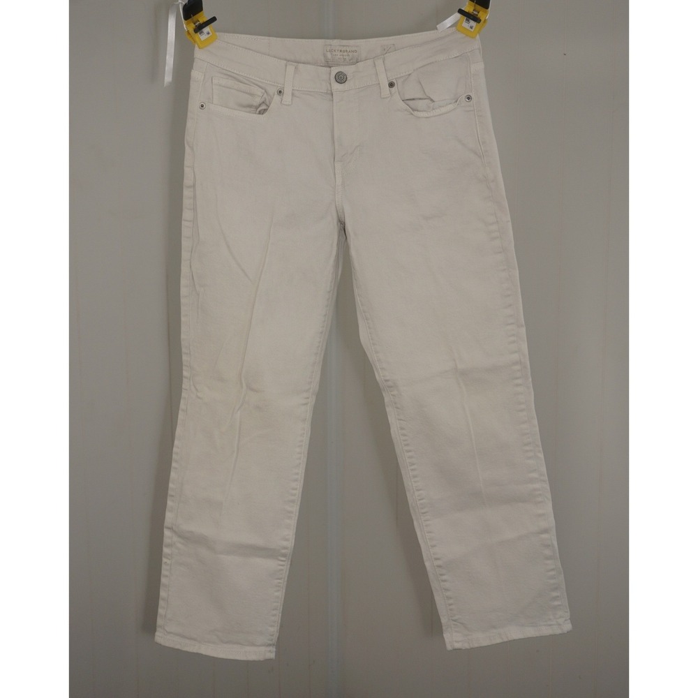 Lucky Brand 8/29 Off White Denim Straight Leg Jeans